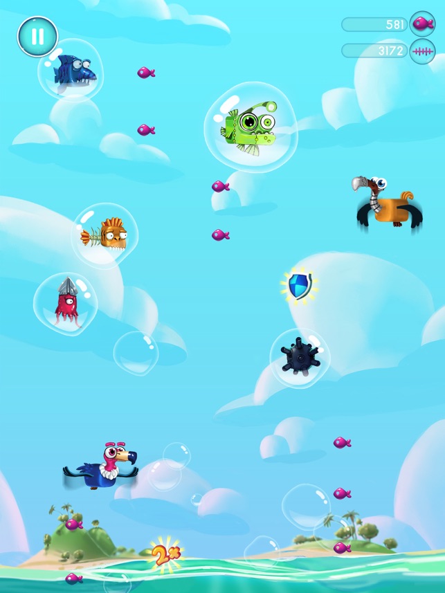 Jelly Fish Buble screenshot 2